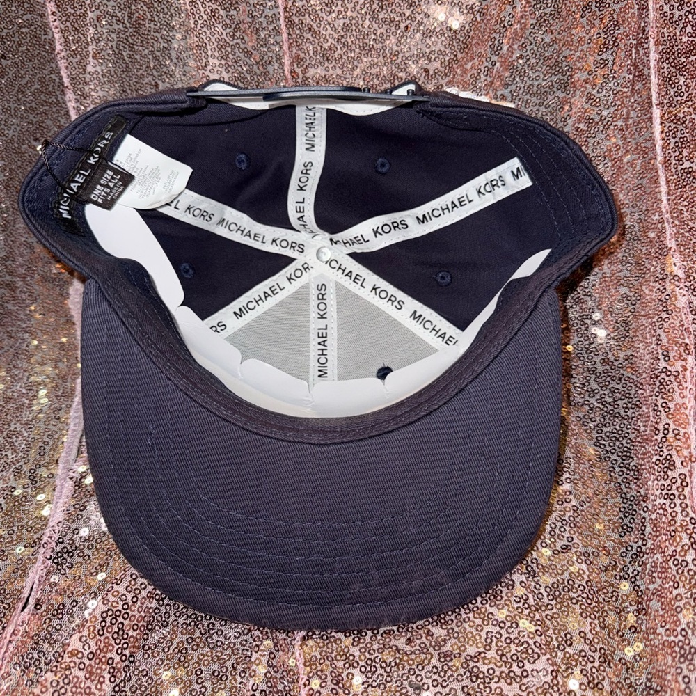 Michael Kors Dark Blue Logo Cap - Picture 3 of 4